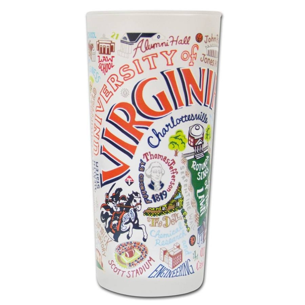 University of Virginia Collegiate Drinking Glass